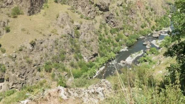 河在山的峡谷-佐治亚 — 图库视频影像