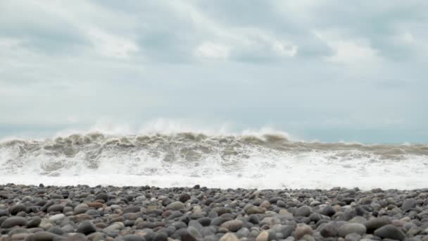 Hautes vagues de la mer Noire - Batoumi, Géorgie — Video