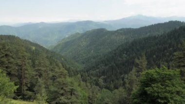 Borjomi Kharagauli Milli Parkı - Georgia görünümünde dağlar