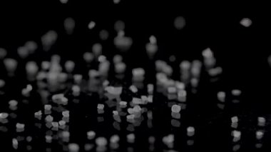 Şeker koyu Studio tablo düşüyor. Slowmotion, 180 vurdu fps