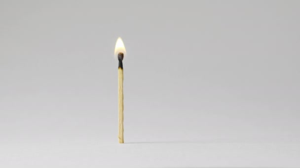 Le match brûle. Macro shot, concept d'épuisement professionnel ou d'impuissance 