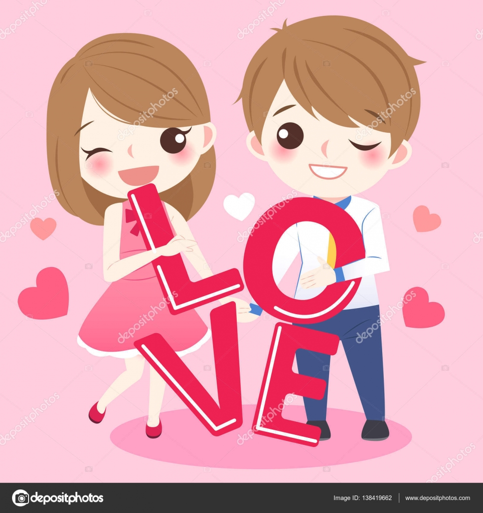 Cartoon couple take love world Stock Vector Image by ©estherqueen999  #138419662