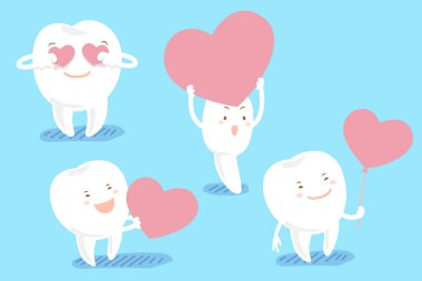  çizgi film diş al kırmızı kalp