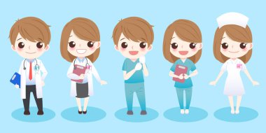 Tatlı çizgi film doktorları. 