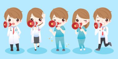 Tatlı çizgi film doktorları. 