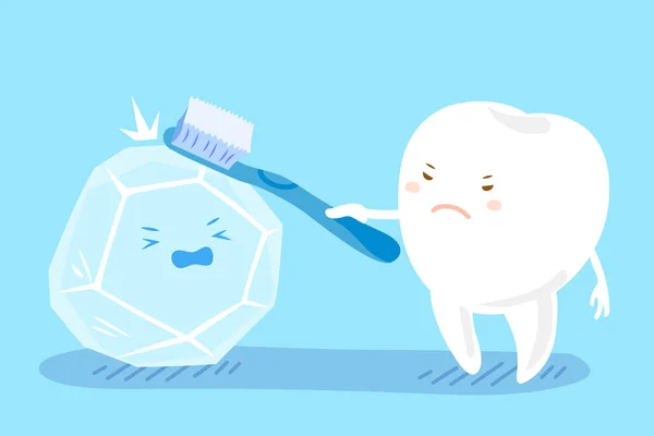 Zub s citlivým problémem — Stockový vektor