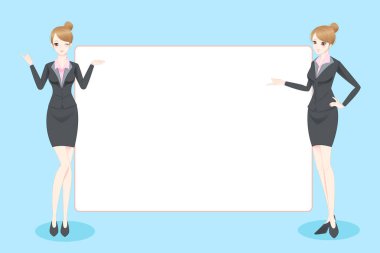 iş kadını almak billboard