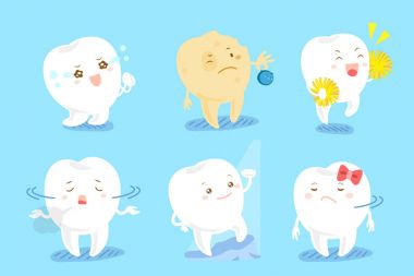 farklı duygu ile diş