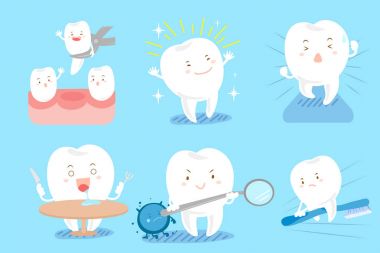 farklı duygu ile diş