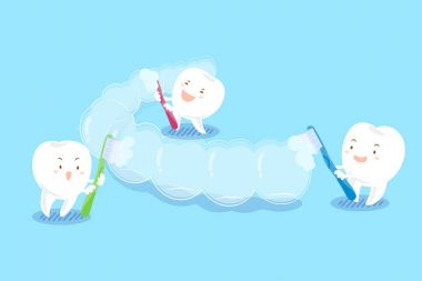 görünmez diş telleri diş fırçası