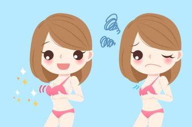 Göğüs ölçüsü olan kadın 