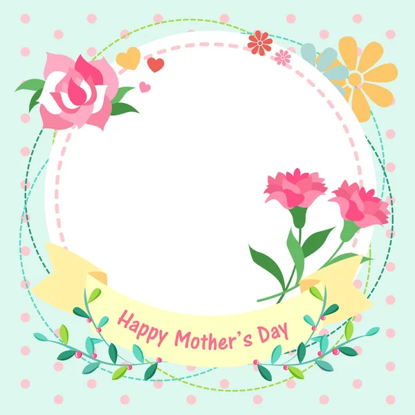 Happy mother day — Stock Vector