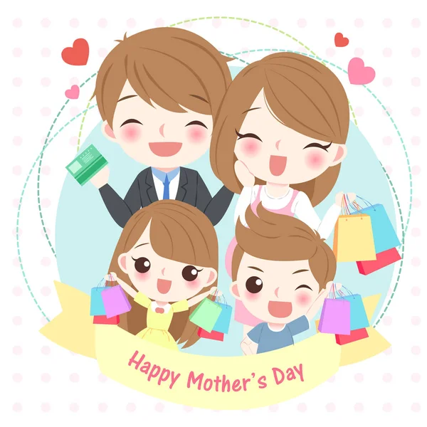 Happy mother day — Stock Vector