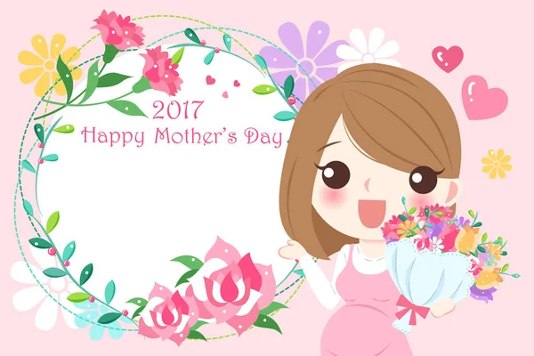 Happy mother day — Stock Vector