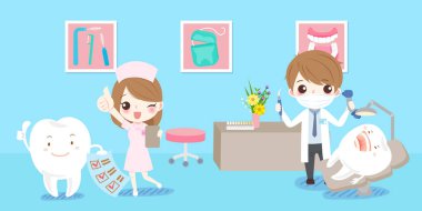 diş hekimi çizgi film