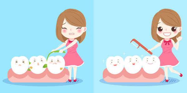 девушка с зубом
