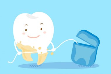 Temizlik konsepti ile diş