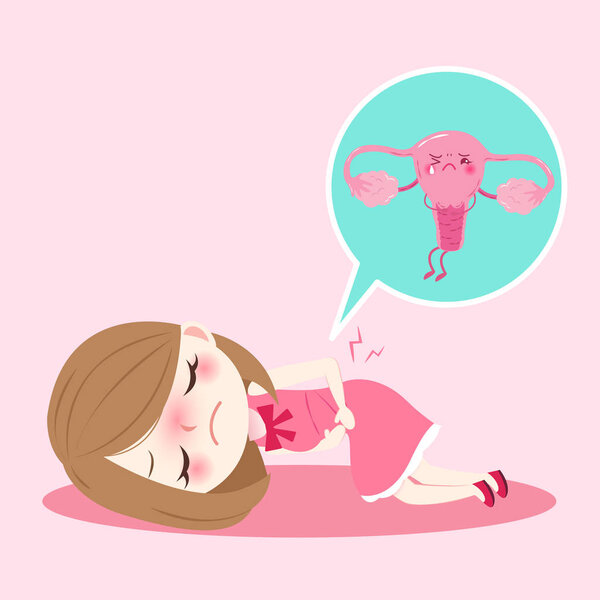 woman with uterus