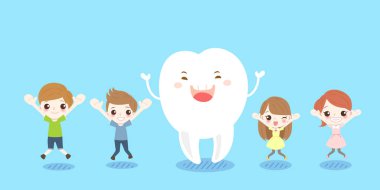 çizgi film çocuk diş ile