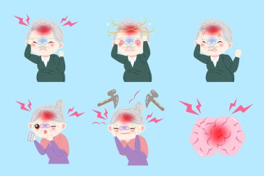 baş ağrısı ile eski peopele