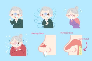 Hasta sorun ile eski peopele