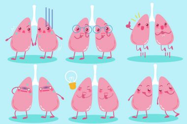 sevimli çizgi akciğer