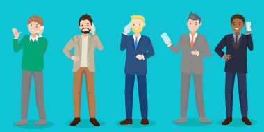 çizgi film iş adamı