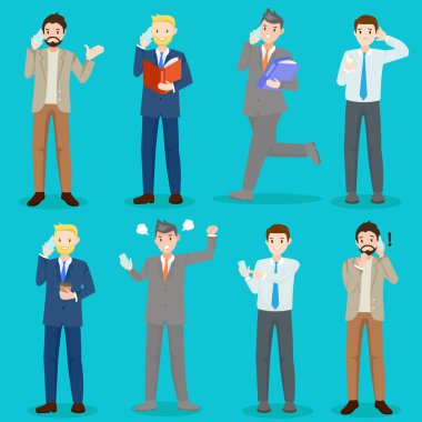 çizgi film iş adamı