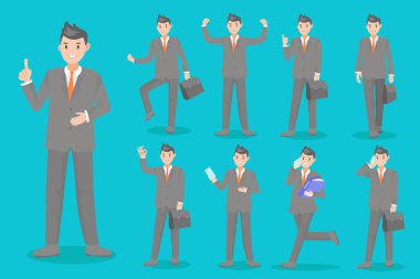 çizgi film iş adamı