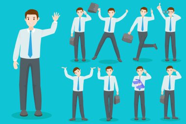 çizgi film iş adamı