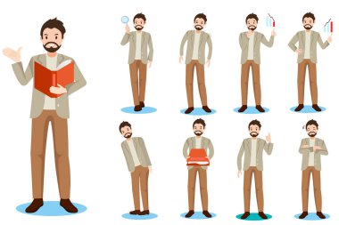 çizgi film iş adamı