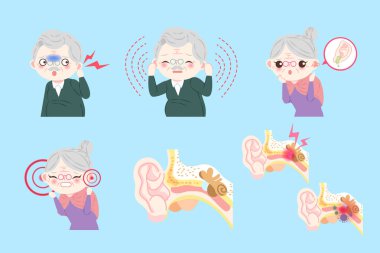 otitis media ile yaşlı insanlar