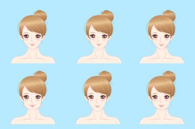 farklı yüz kadınla