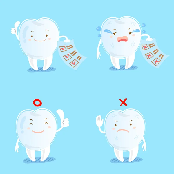 Desgaste de dientes brackets invisibles — Vector de stock