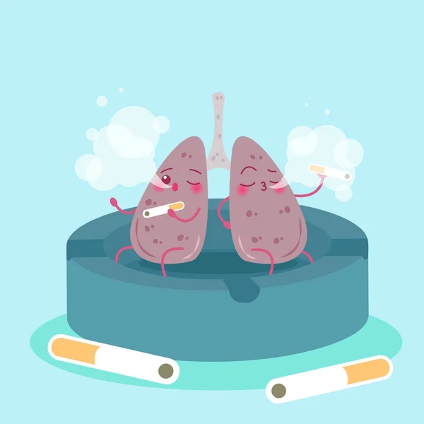 肺の健康概念 — ストックベクタ