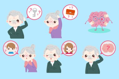 hafıza kaybı ile yaşlı insanlar