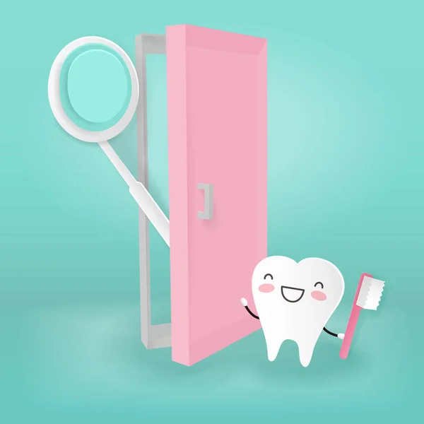 Zub s koncepce zdraví — Stockový vektor