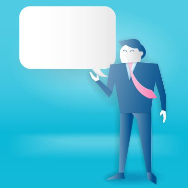 çizgi film iş adamı