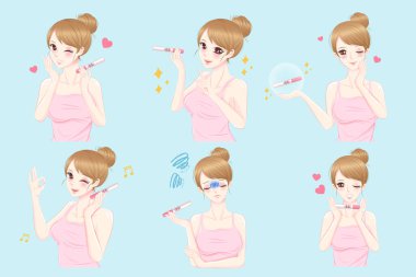 kadın gebelik testleri ile