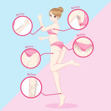 saç sorunu olan kadın