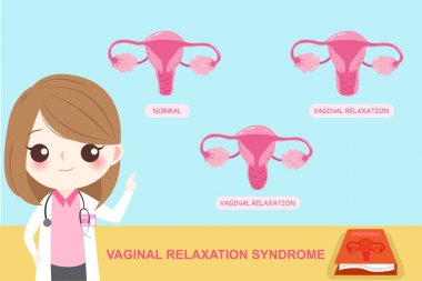 woman with uterine clipart