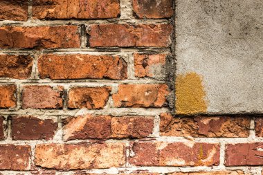 Eski grunge tuğla duvar dokusu.