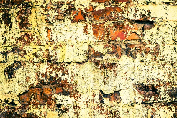 Textura de pared de ladrillo grunge viejo. —  Fotos de Stock