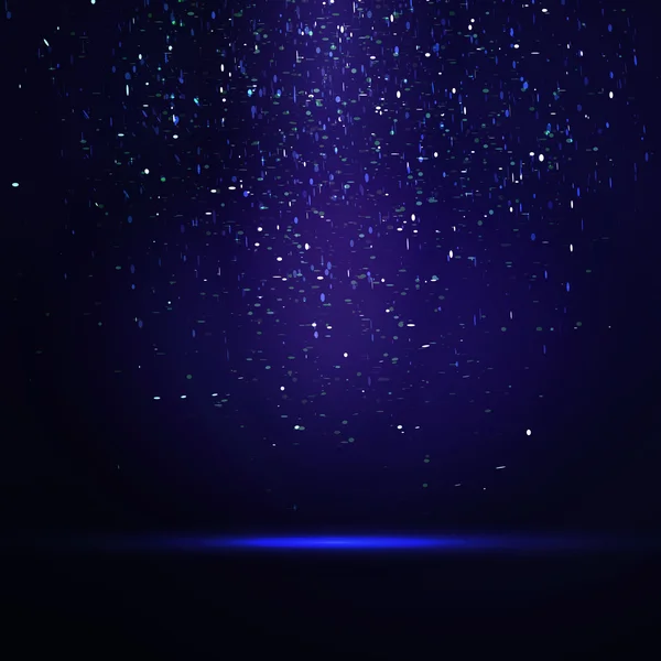 Vektör altın glitter parçacıklar arka plan, lüks tebrik kartı. 