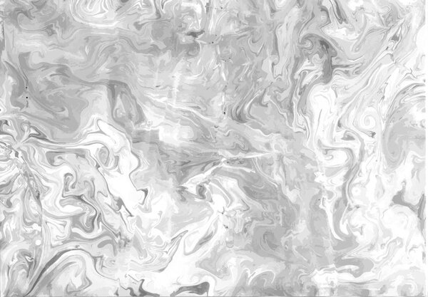 Ink Marble Black and White Grunge Vector Texture. Liquid Abstract Surface for Mockup Design and Background. 