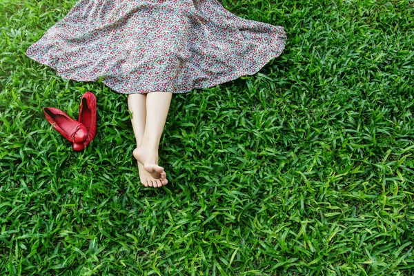 Concepto de relajación hora de verano, vista superior —  Fotos de Stock