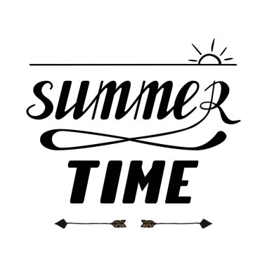 Yaz saati el yazı yazılı