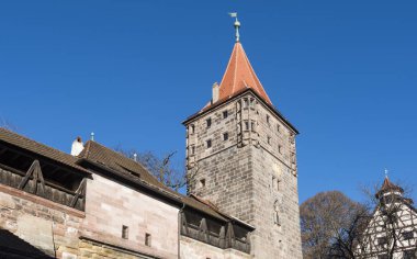 Nürnberg, Almanya - 30 Aralık 2016: Dış Nürnberg c