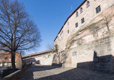 Nürnberg, Almanya - 30 Aralık 2016: Dış Nürnberg c