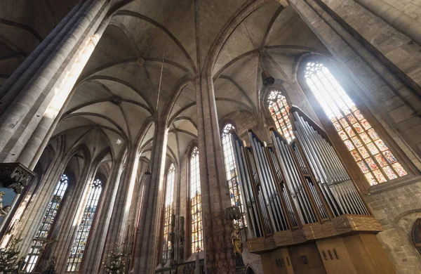 Nürnberg, Tyskland - 30 December 2016::St. Sebaldus kyrka — Stockfoto